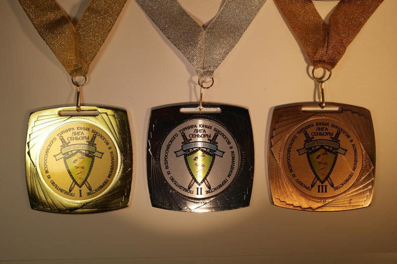 Набор медалей в командном первенстве XI ВТЮБ